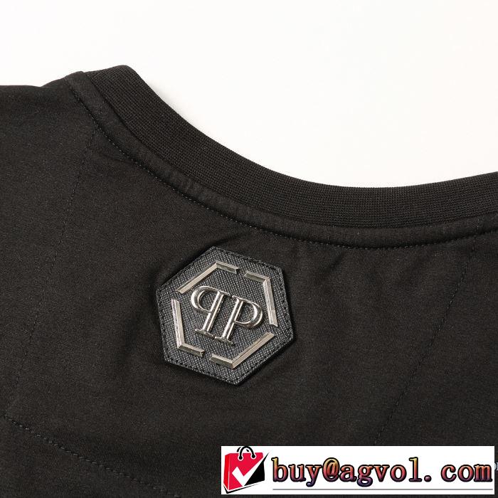 春夏コレクション新品 フィリッププレイン PHILIPP PLEIN 普段見ないデザインばかり 半袖Tシャツ