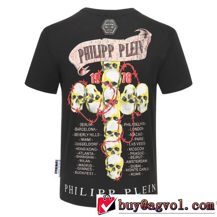 半袖Tシャツ 2色可選 非常にシンプルなデザインな フィリッププレイン PHILIPP PLEIN