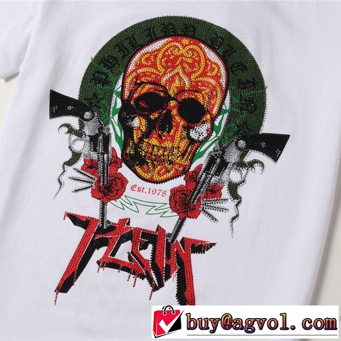 半袖Tシャツ 2色可選 非常にシンプルなデザインな フィリッププレイン PHILIPP PLEIN