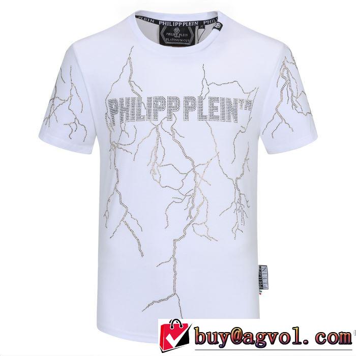 PHILIPP PLEIN 3色可選 普段のファッション フィリッププレイン  大人気のブランドの新作 半袖Tシャツ
