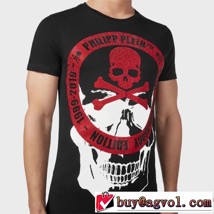 最先端のスタイル 半袖Tシャツ 2色可選 注目度が上昇中 フィリッププレイン PHILIPP PLEIN  2020SS人気