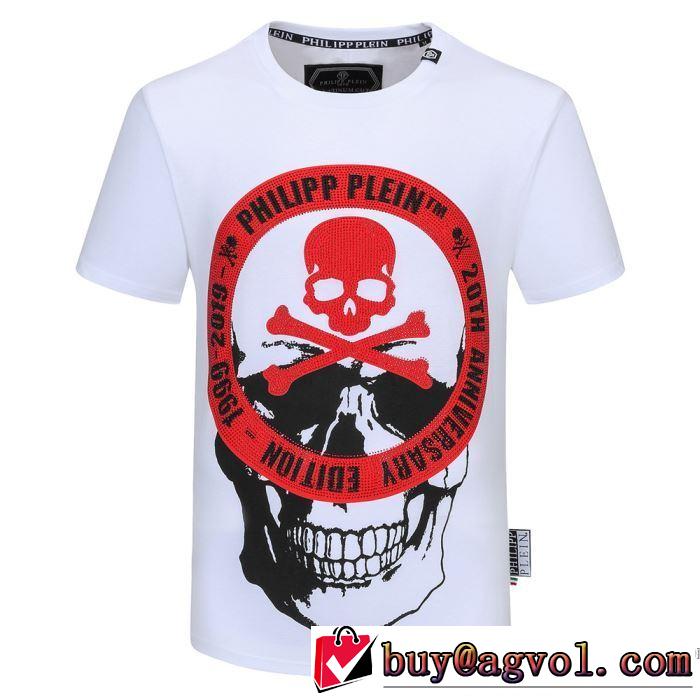 最先端のスタイル 半袖Tシャツ 2色可選 注目度が上昇中 フィリッププレイン PHILIPP PLEIN  2020SS人気