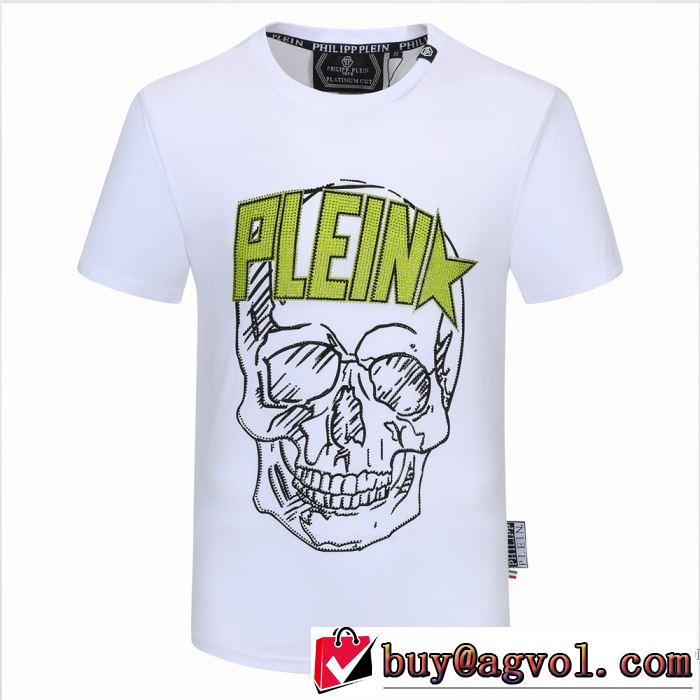 フィリッププレイン2色可選  2年以上連続１位獲得 PHILIPP PLEIN エレガントな雰囲気 半袖Tシャツ