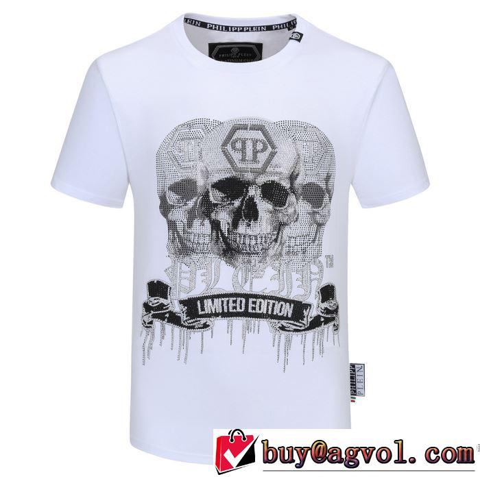 半袖Tシャツ スタイルアップ フィリッププレイン 2色可選 2020モデル  PHILIPP PLEIN ストリート感あふれ