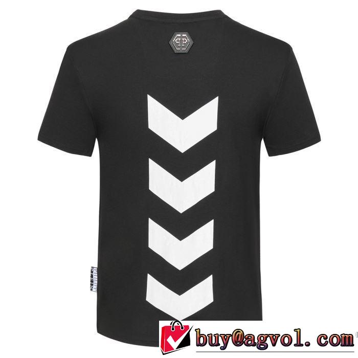 トレンド最先端のアイテム 2色可選 半袖Tシャツ どのアイテムも手頃な価格で フィリッププレイン PHILIPP PLEIN