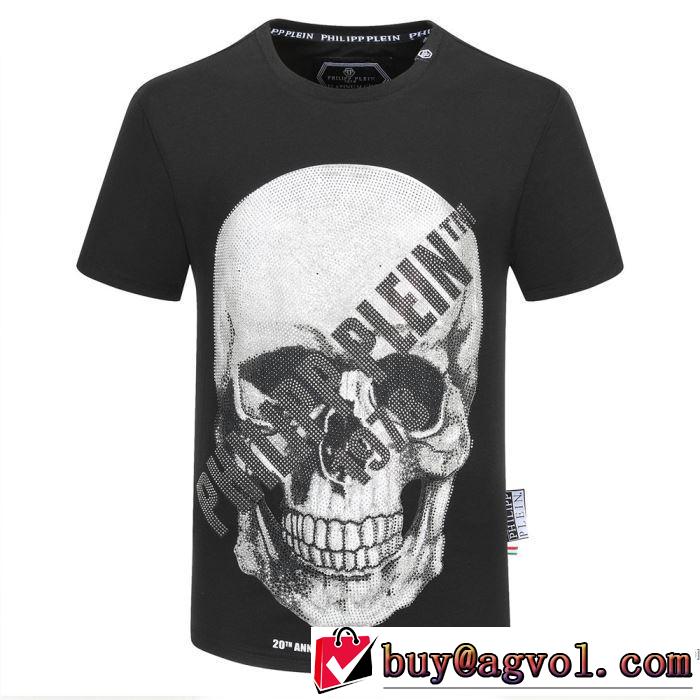 限定アイテム特集 半袖Tシャツ 2色可選 ファッションに取り入れよう フィリッププレイン PHILIPP PLEIN