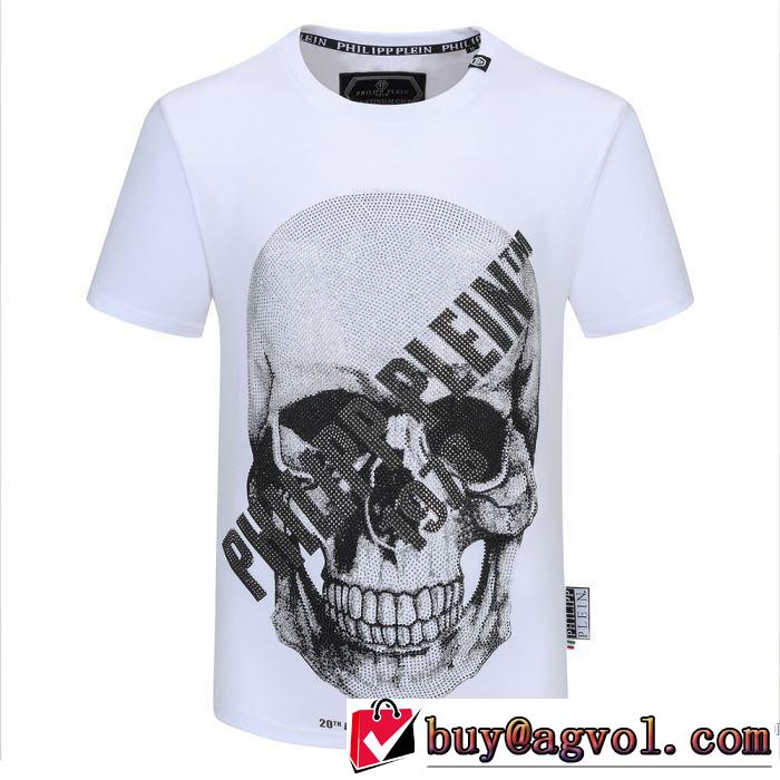 限定アイテム特集 半袖Tシャツ 2色可選 ファッションに取り入れよう フィリッププレイン PHILIPP PLEIN