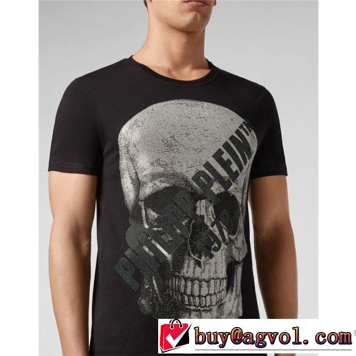 限定アイテム特集 半袖Tシャツ 2色可選 ファッションに取り入れよう フィリッププレイン PHILIPP PLEIN