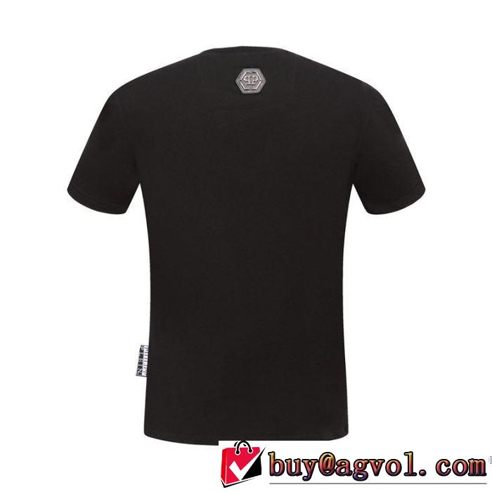 お値段もお求めやすい 2色可選半袖Tシャツ やはり人気ブランド フィリッププレイン PHILIPP PLEIN