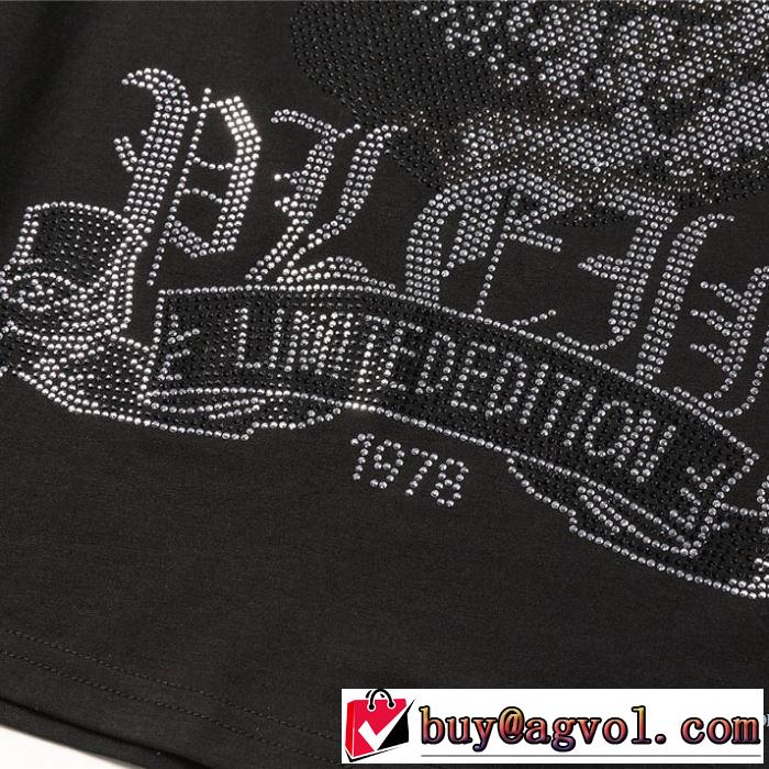 お値段もお求めやすい 2色可選半袖Tシャツ やはり人気ブランド フィリッププレイン PHILIPP PLEIN