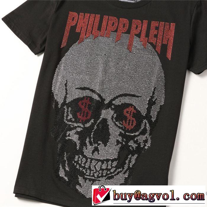 フィリッププレイン 2色可選 飽きもこないデザイン PHILIPP PLEIN 差をつけたい人にもおすすめ 半袖Tシャツ