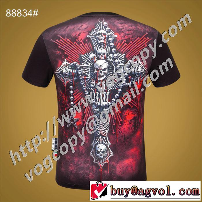 PHILIPP PLEIN 高級感のある素材 フィリッププレイン 半袖Tシャツ 海外でも人気なブランド