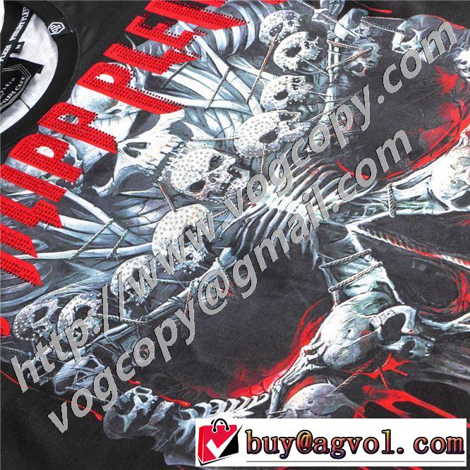 PHILIPP PLEIN 高級感のある素材 フィリッププレイン 半袖Tシャツ 海外でも人気なブランド