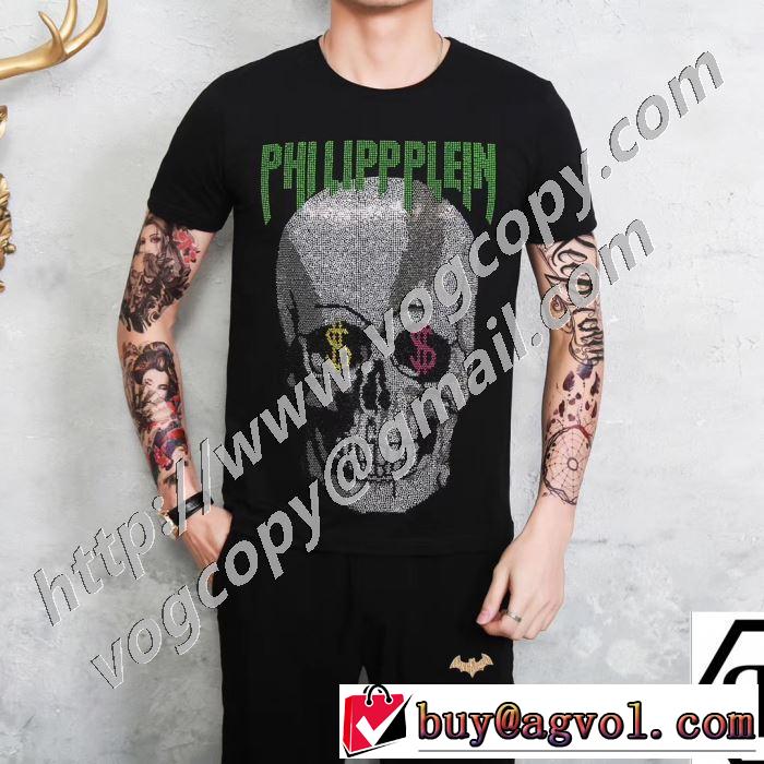 安心の実績 半袖Tシャツ 2色可選 愛らしい春の新作 フィリッププレイン 2020話題の商品 PHILIPP PLEIN