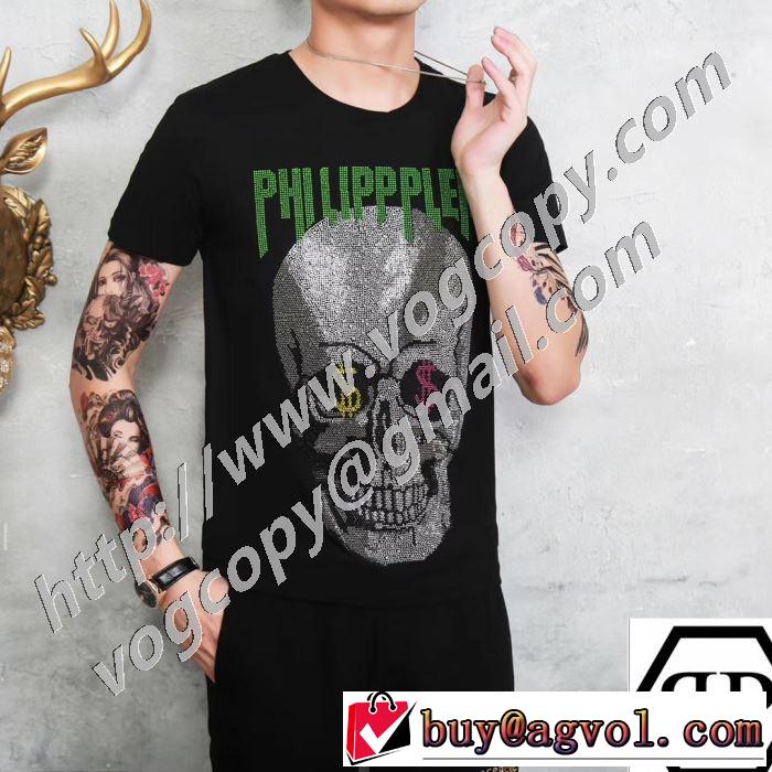 安心の実績 半袖Tシャツ 2色可選 愛らしい春の新作 フィリッププレイン 2020話題の商品 PHILIPP PLEIN