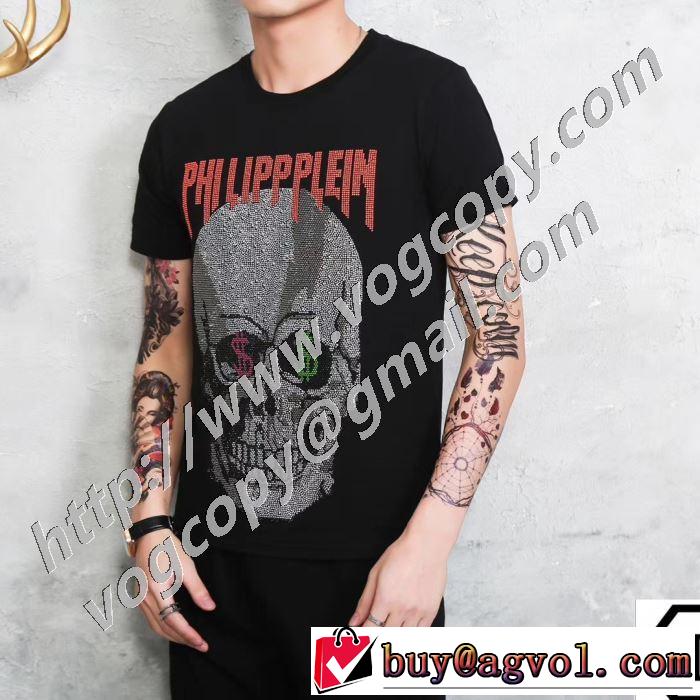 安心の実績 半袖Tシャツ 2色可選 愛らしい春の新作 フィリッププレイン 2020話題の商品 PHILIPP PLEIN