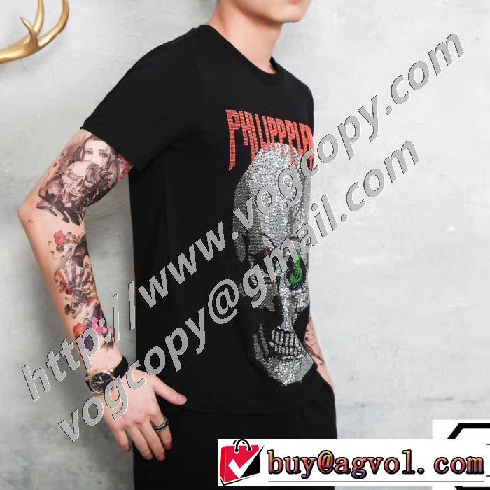 安心の実績 半袖Tシャツ 2色可選 愛らしい春の新作 フィリッププレイン 2020話題の商品 PHILIPP PLEIN