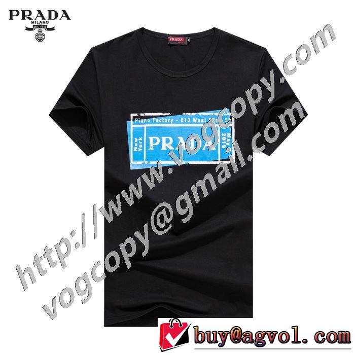 有名ブランドです 半袖Tシャツ 3色可選 人気ランキング最高 プラダ PRADA  着こなしを楽しむ