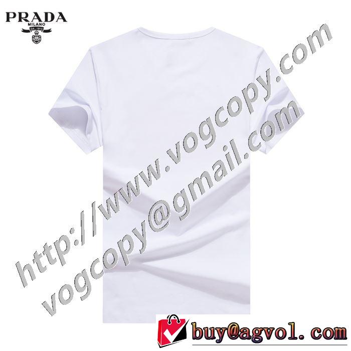 有名ブランドです 半袖Tシャツ 3色可選 人気ランキング最高 プラダ PRADA  着こなしを楽しむ
