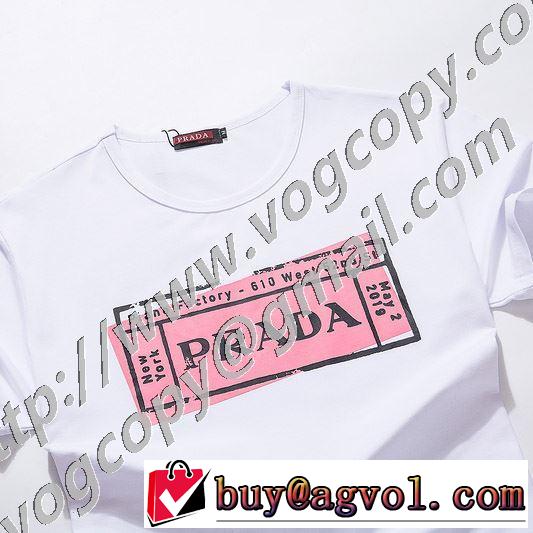 有名ブランドです 半袖Tシャツ 3色可選 人気ランキング最高 プラダ PRADA  着こなしを楽しむ