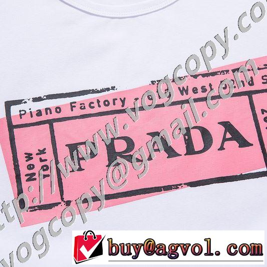 有名ブランドです 半袖Tシャツ 3色可選 人気ランキング最高 プラダ PRADA  着こなしを楽しむ