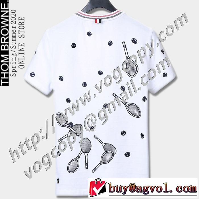 半袖Tシャツ 2色可選 １点限り！VIPセール トムブラウンおしゃれ刷新に役立つ  THOM BROWNE お手頃プライス