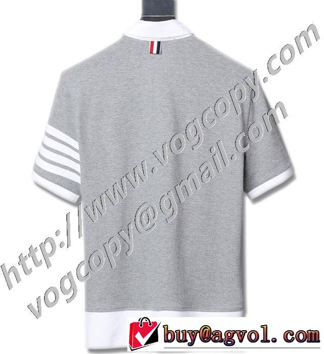3色可選 トムブラウン どのアイテムも手頃な価格で THOM BROWNE トレンド最先端のアイテム 半袖Tシャツ
