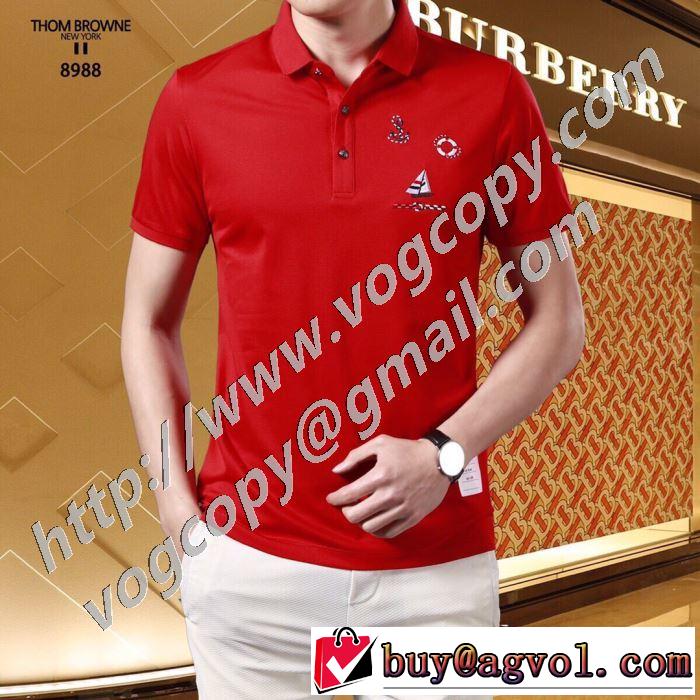 ファッションに取り入れよう トムブラウン3色可選  お値段もお求めやすい THOM BROWNE 半袖Tシャツ ランキング1位