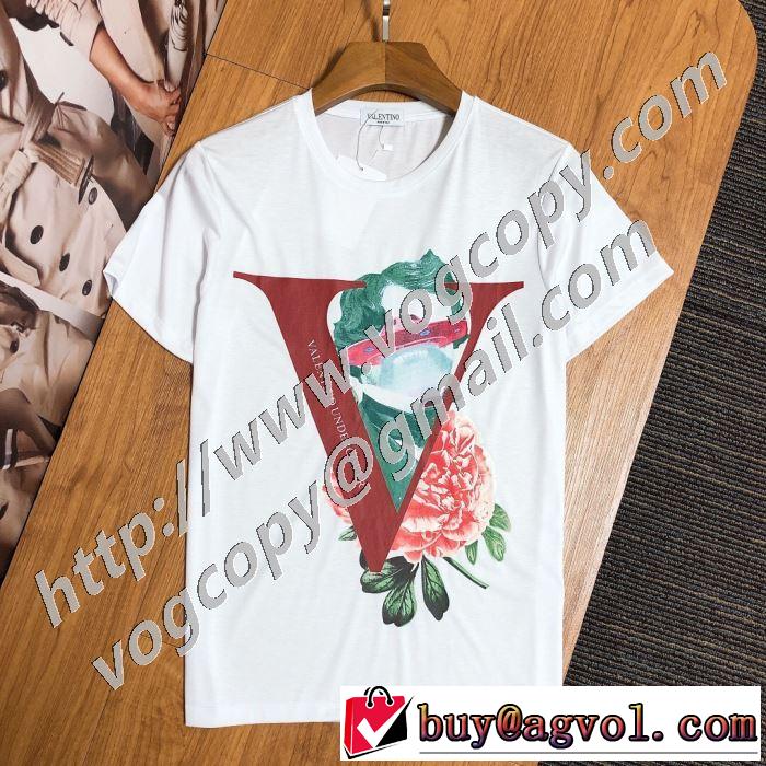 春夏コレクション新品  2色可選 半袖Tシャツ 差をつけたい人にもおすすめ ヴァレンティノ VALENTINO