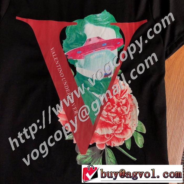 春夏コレクション新品  2色可選 半袖Tシャツ 差をつけたい人にもおすすめ ヴァレンティノ VALENTINO