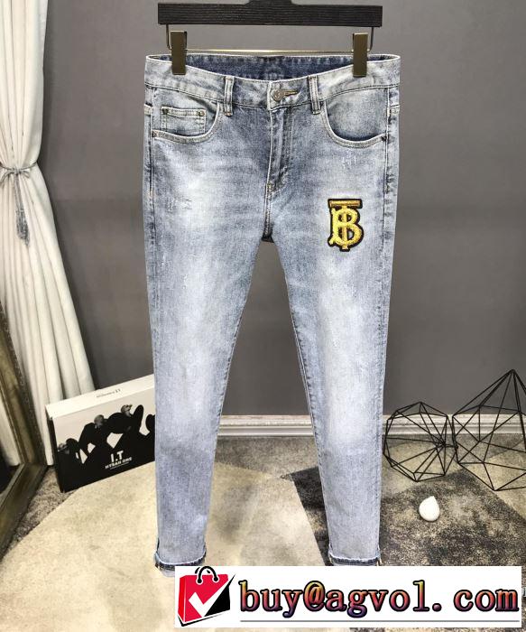 バーバリー海外限定ライン  BURBERRY 20SSトレンド ジーンズ 使いやすい新品