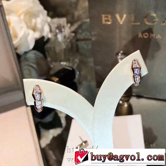 ブルガリ BVLGARI 3色可選 2020SS人気 ピアス どのアイテムも手頃な価格で