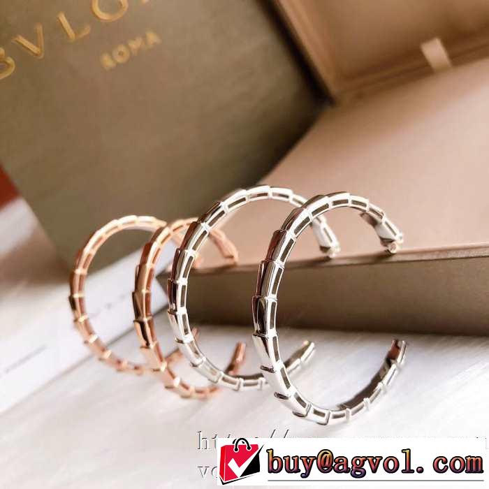 ファッションに合わせ ブルガリ BVLGARI 2色可選 さらに魅力的 ピアス 2020話題の商品