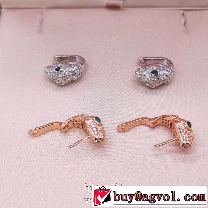 BVLGARI 2色可選 2020年春夏コレクション ピアス 大人気のブランドの新作 ブルガリ
