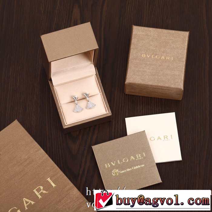 2色可選  ピアス 20新作です１点限り！VIPセール ブルガリ BVLGARI  エレガントな雰囲気