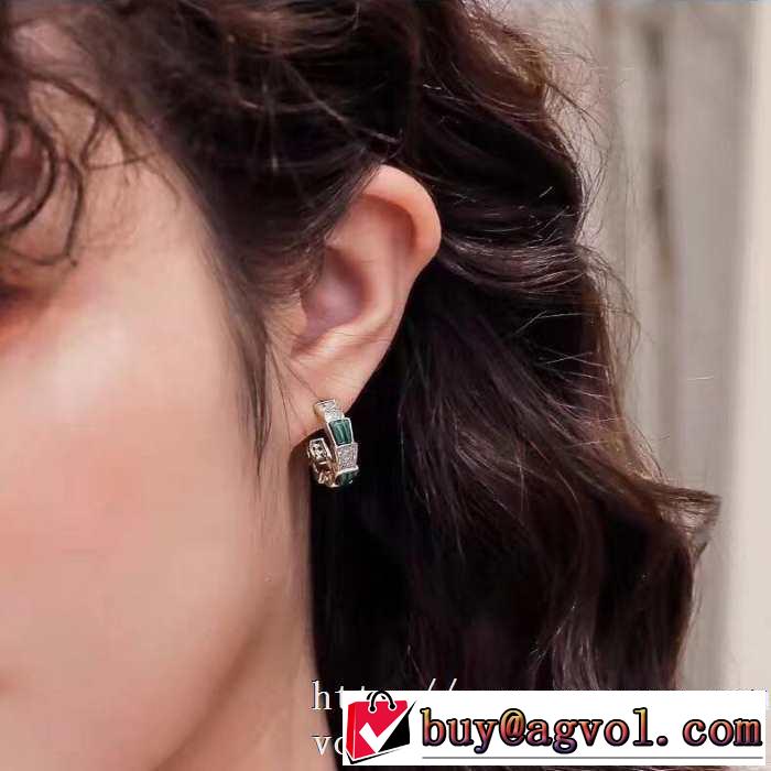 春夏コレクション新品 ブルガリ BVLGARI おしゃれな人が持っている  ピアス 20SS☆送料込