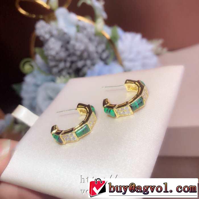 春夏コレクション新品 ブルガリ BVLGARI おしゃれな人が持っている  ピアス 20SS☆送料込