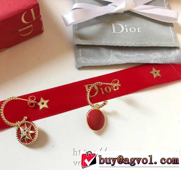 2色可選  ディオールお値段もお求めやすい DIOR  ピアス  ストリート界隈でも人気