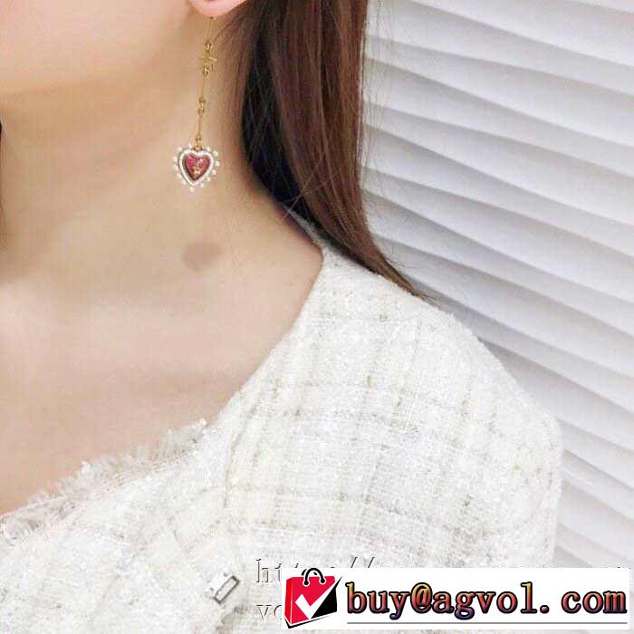 3色可選 ディオール高級感のある素材20SSトレンド DIOR  ピアス  ストリート感あふれ