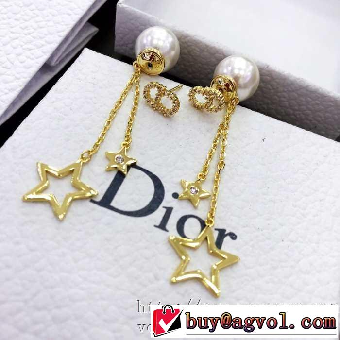 お値段もお求めやすい ディオール DIOR 海外大人気 ピアス  大幅割引価格 20SSトレンド