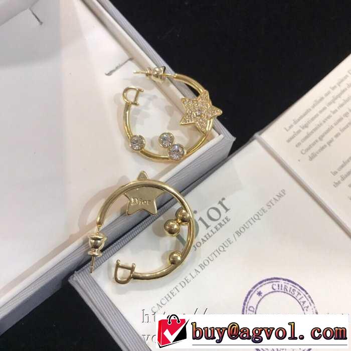 2020話題の商品 ディオール DIOR 高級感のある素材 ピアス  春夏コレクション新品