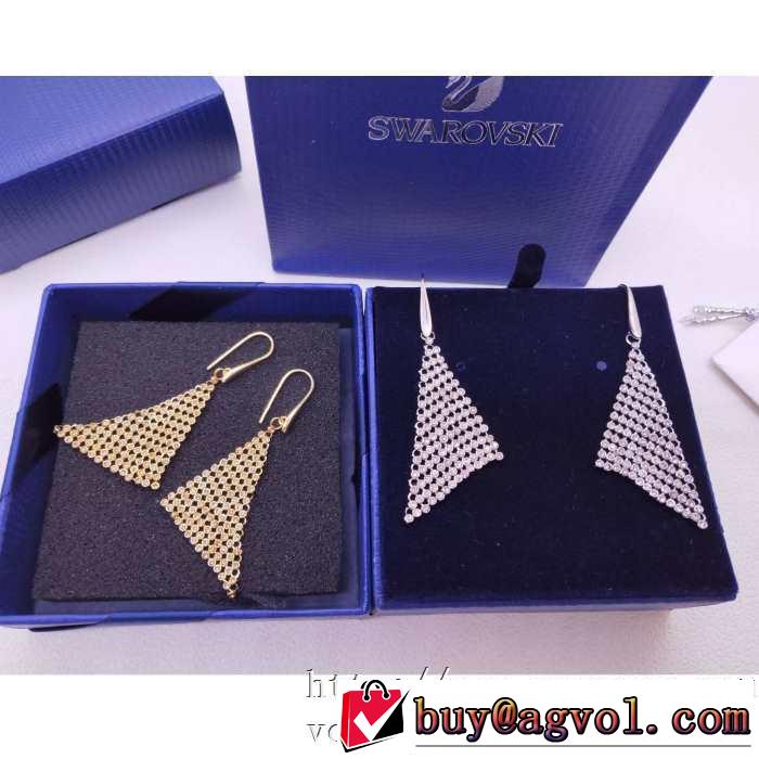 スワロフスキー 2020SS人気 SWAROVSKI 確定となる上品 ピアス  取り入れやすい