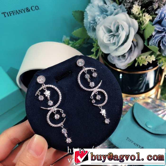 人気が継続中 2色可選 ティファニー20SSトレンド  Tiffany&Co ピアス 上品に着こなせ