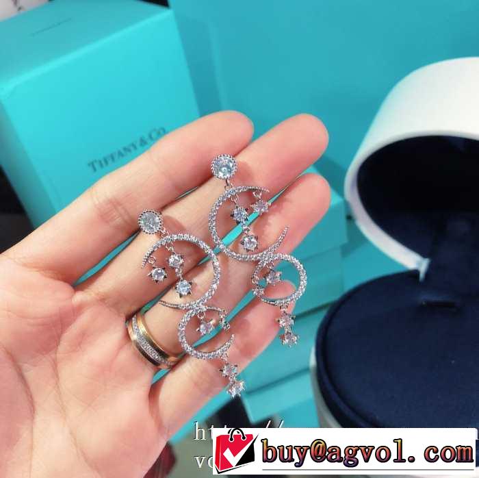 人気が継続中 2色可選 ティファニー20SSトレンド  Tiffany&Co ピアス 上品に着こなせ