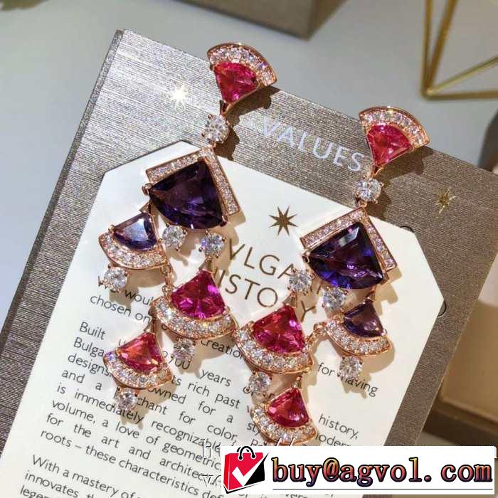限定ブルガリ ディーヴァ ドリーム イヤリングBVLGARI スーパーコピー 華美 ハイブランドアクセサリーコーデ2020セール
