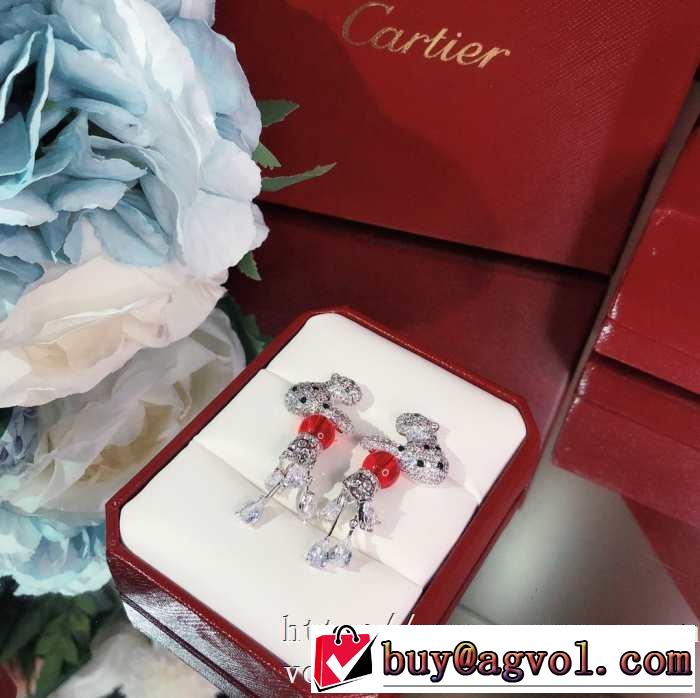 CARTIER パンテール ドゥ カルティエ イヤリング結婚式華美高級ブランド アクセサリー プレゼントスタイリッシュ新作