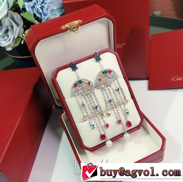 綺麗 CARTIERイヤリング 通販 レディース プレゼント ブランド カルティエ アクセサリー 安い コピー エレガント コーデ