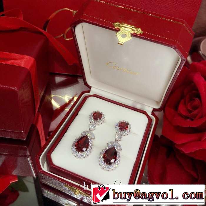 2020限定カルティエ イヤリング ピアス コーデ 30代大人の女性 アクセサリー CARTIER コピー 通販 キラキラ 美品