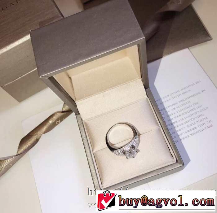 スタイルアップ リング/指輪 シンプルなファッション ブルガリ BVLGARI  2020モデル