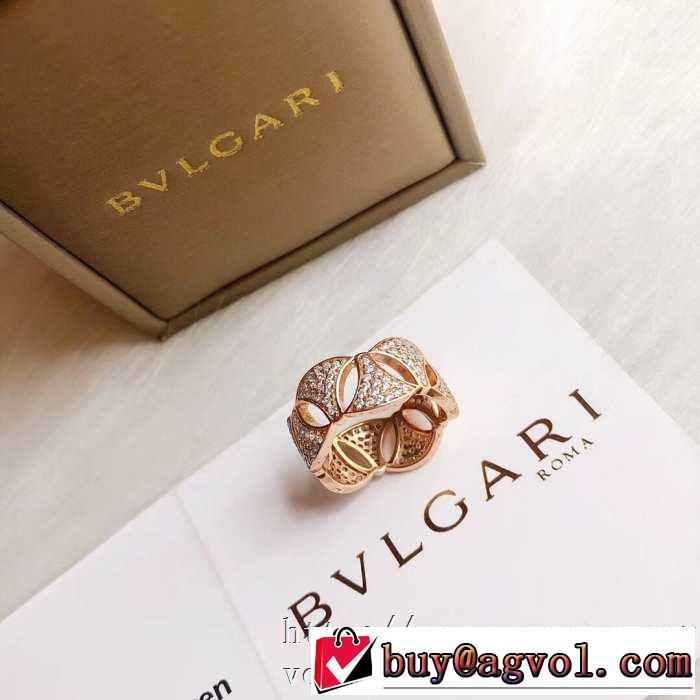 リング/指輪 ファッショニスタを中心に新品が非常に人気 ブルガリ BVLGARI 2020春新作